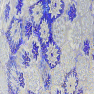 GlassOfVenice Murano Glass Tumbler - Blue Gold Millefiori
