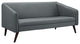 Modern Gray Slide Upholstered Sofa