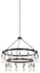 Stuyvesant 41x41" 28-Light Industrial Large Chandeliers by Kalco