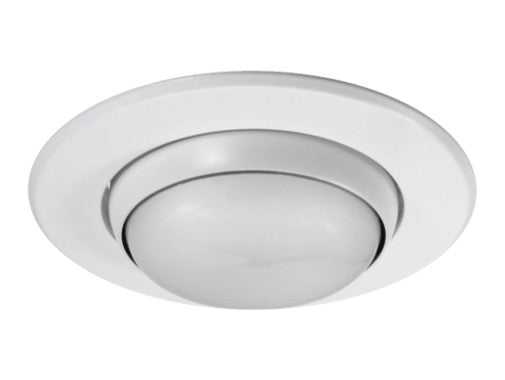 NICOR 5 inch Recessed Eyeball Trim in White