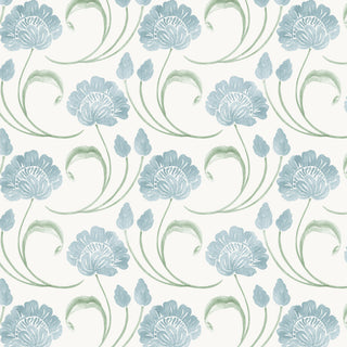 18" Decorative Pillow, Polyester Insert, Cleo Floral Sage