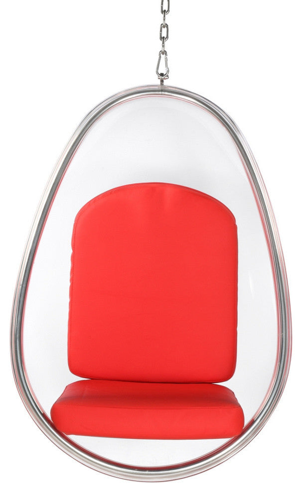 Modern Classics Balloon Hanging Chair, Red