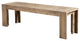Seashore Dining Bench, Antique Natural