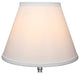 Fenchel Shades, 6"x12"x9" Spider Attachment Empire Lamp Shade, Linen White