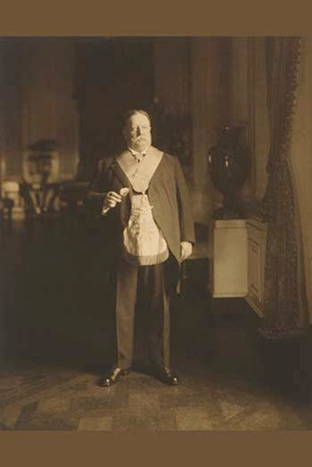 President William Howard Taft in Masonic Regalia- Fine Art Giclee Print