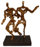 In Motion Sculpture, Antique Gold