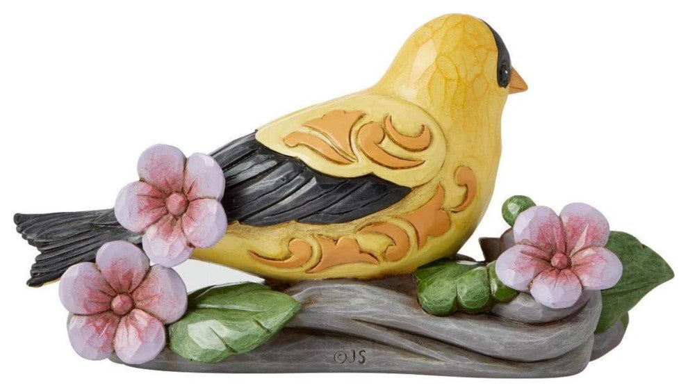 Golden Harmony - One Figurine 3.5 Inch, Resin - Goldfinch Dazzling 6010282