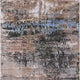 Ahgly Company Indoor Square Mid-Century Modern Area Rugs, 7' Square