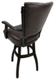 Classic Counter Bar Stools 26" 30" Extra Tall 34", Brown Vinyl, Dark Cherry, 30"