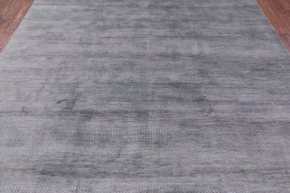 Savannah Grass Handmade Wool and Silk Rug 8' 0" X 10' 0" Q11431