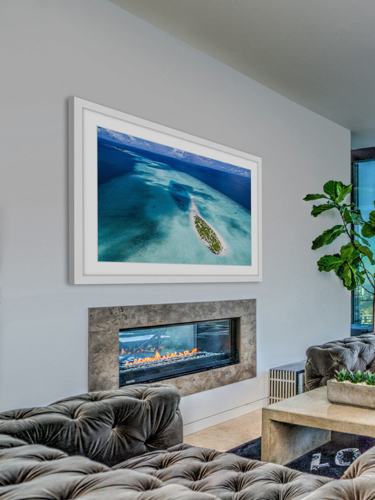 "Sea Shadows" Framed Painting Print