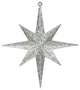 Vickerman M167238 8" Champagne Iridescent Glitter Bethlehem Christmas Ornament