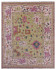 8' 2" X 10' 3" Handmade Turkish Oushak Wool Rug - Q15845