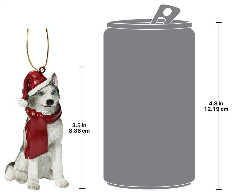 Siberian Huskey Ornament