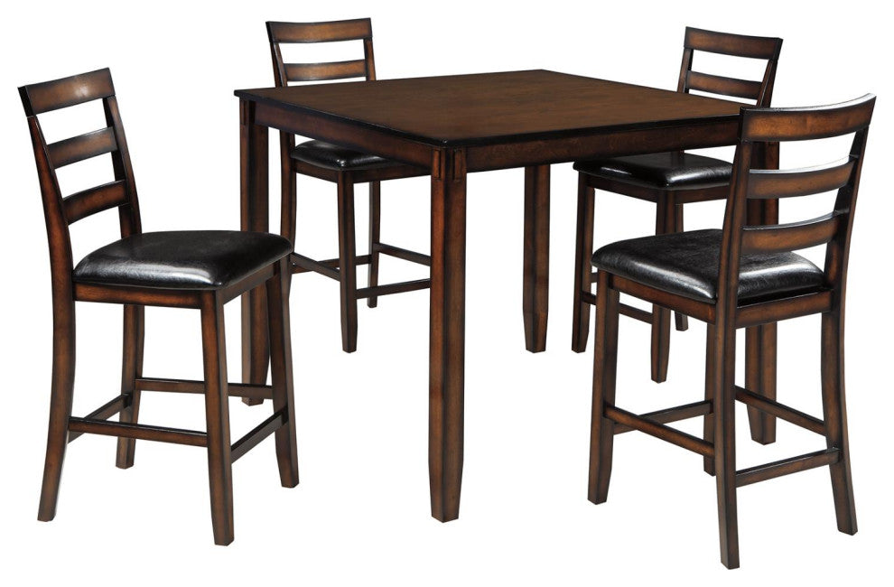 Coviar Counter Height Dining Table and Bar Stools (Set of 5)