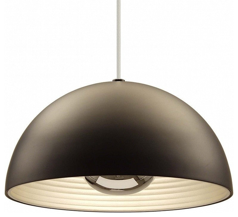 Medium Dome Pendant, Black