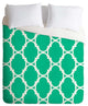 Deny Designs Rebecca Allen Pillow Talk Turquoise Duvet Cover - Lightweight