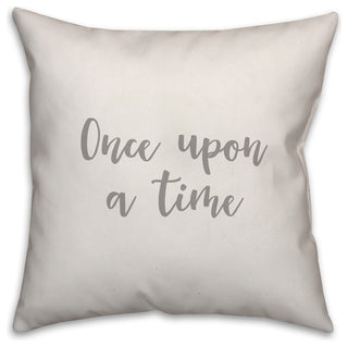 Once Upon A Time 16x16 Throw Pillow