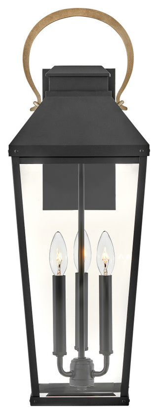 Hinkley Dawson Large Wall Mount Lantern, Black