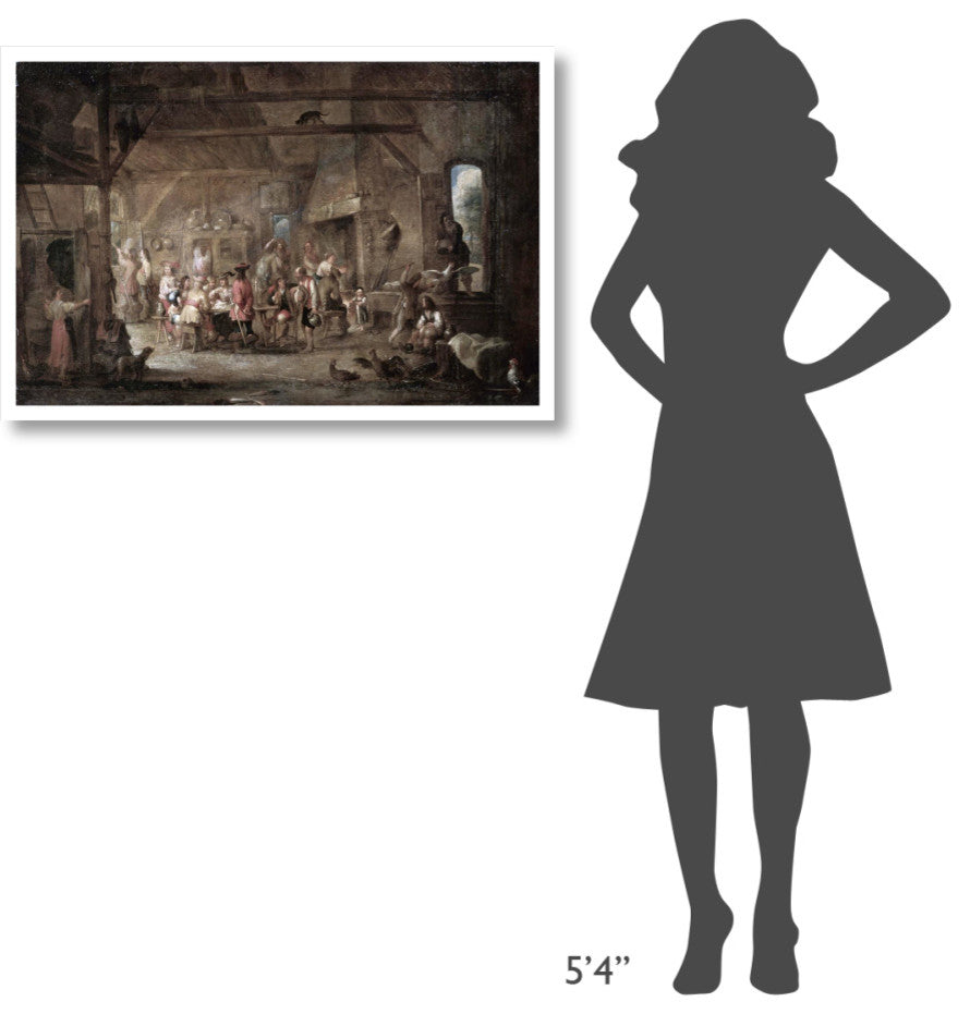 "At The Bar" Digital Paper Print by Cornelis de Wael, 38"x26"