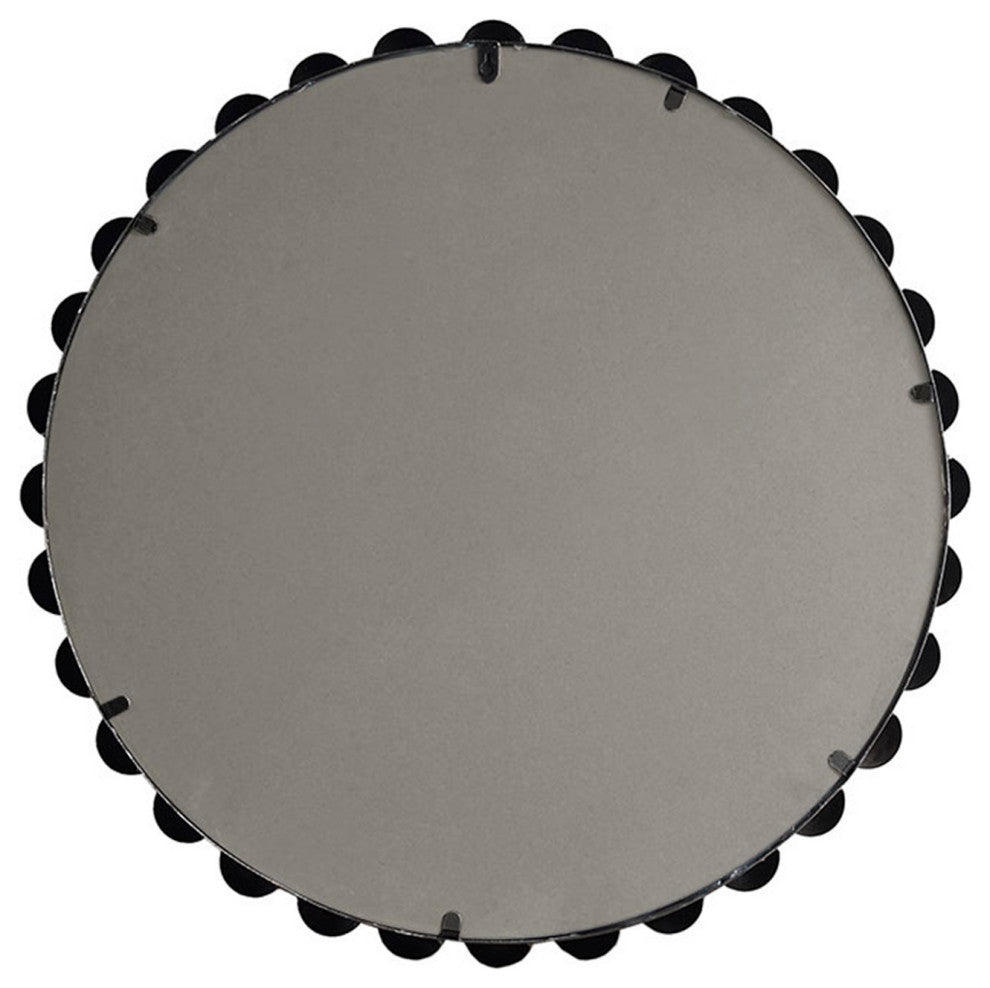 Madison Park Signature Round Iron Framed Wall Decor Mirror