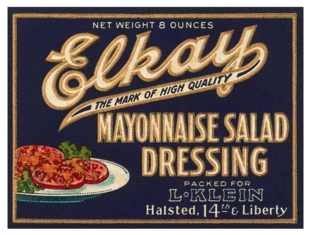 "Elkay Mayonnaise Salad Dressing" Digital Paper Print by Retrolabel, 46"x35"