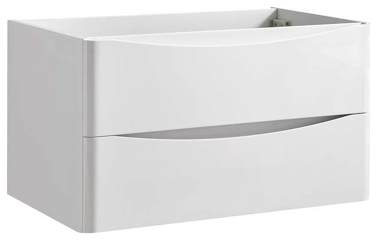 Fresca Tuscany 32" Gloss White Wall Hung Cabinet