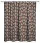 Gray Rooster Pattern Shower Curtain