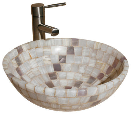 L-VMR-SS-16WL Polished #4 Vessel Sink
