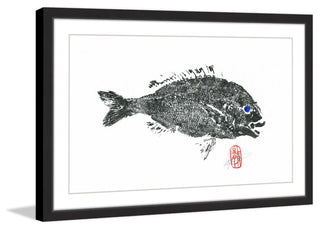 "Sea Perch" Framed Painting Print, 18"x12"