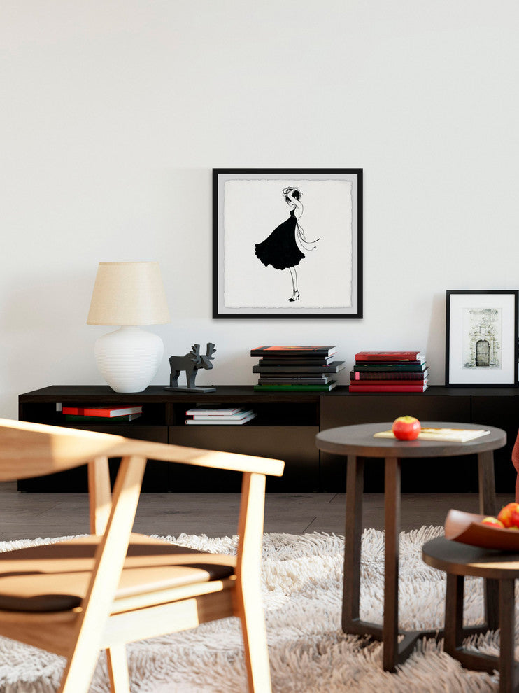 "Breezy Chic" Framed Painting Print, 32"x32"
