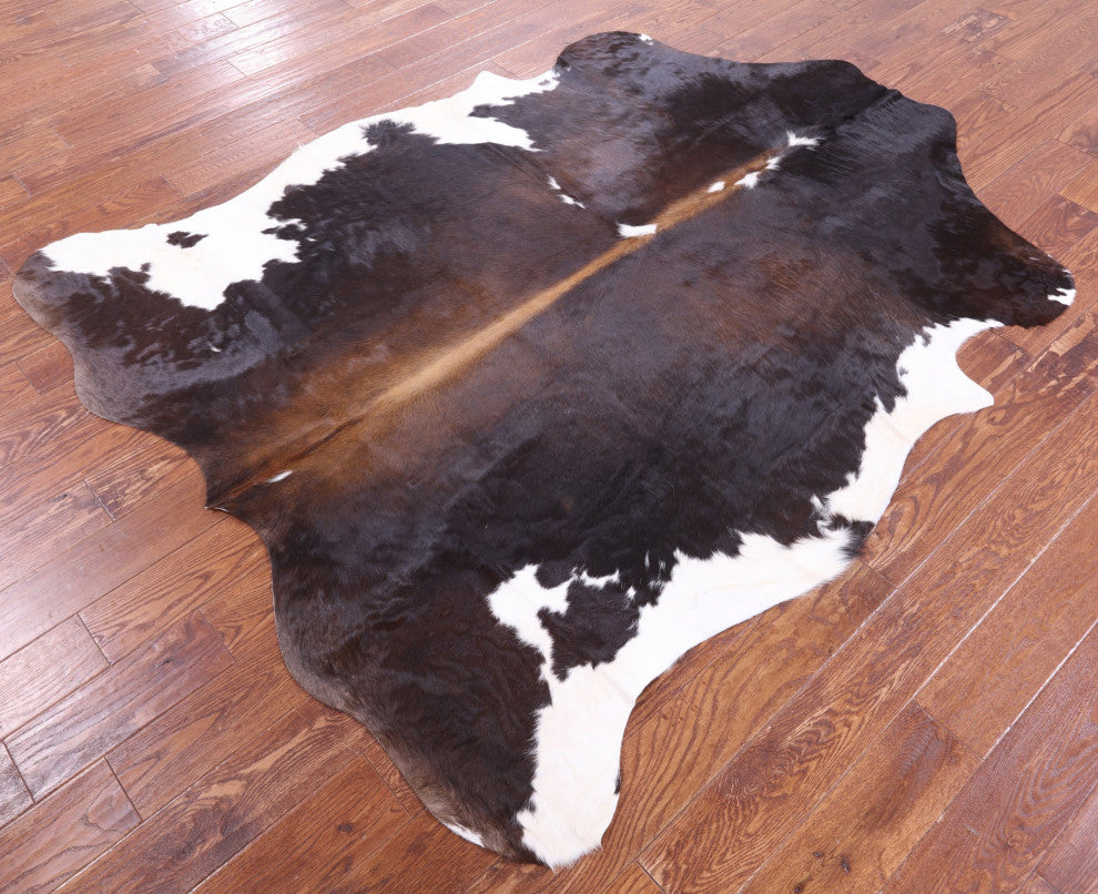 Organic Natural Hair-On Cowhide Area Rug 7' 2" X 5' 11" C1453