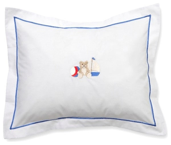 Baby Boudoir Sailor Teddy Pillow Cover