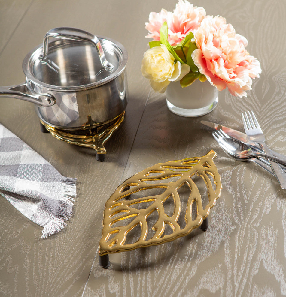 Leaf Trivet, Set Of 2