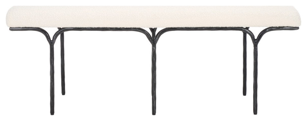 Safavieh Couture Marvin Boucle 48" Bench