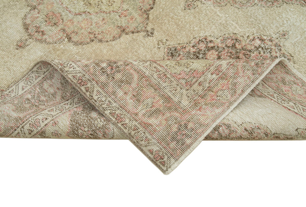 Rug N Carpet - Hand-knotted Turkish 4' 9" x 12' 0" Vintage Runner Rug