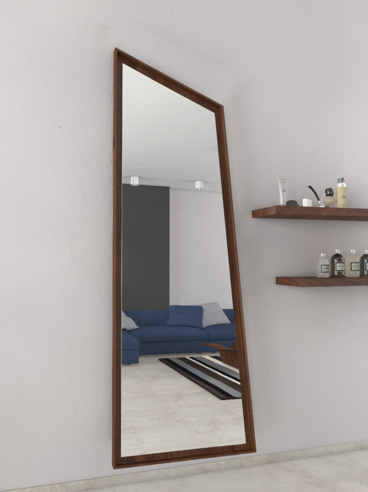 Speculo Walnut Wall Mirror