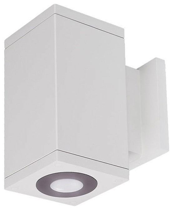 Cube Architectural 6" Ultra Narrow LED Wall-Light 4000K, White