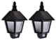 Vidaxl Solar Wall Lamp With Motion Sensor 2 Pcs