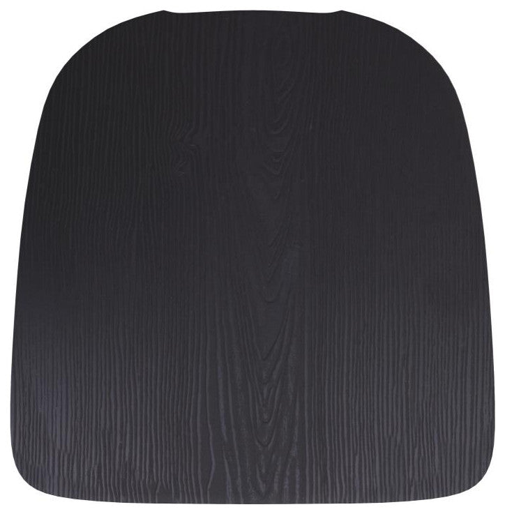 Perry Poly Resin Wood Square Seat w/Rounded Edges for Metal Barstools-Set of 4,