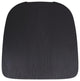 Perry Poly Resin Wood Square Seat w/Rounded Edges for Metal Barstools-Set of 4,