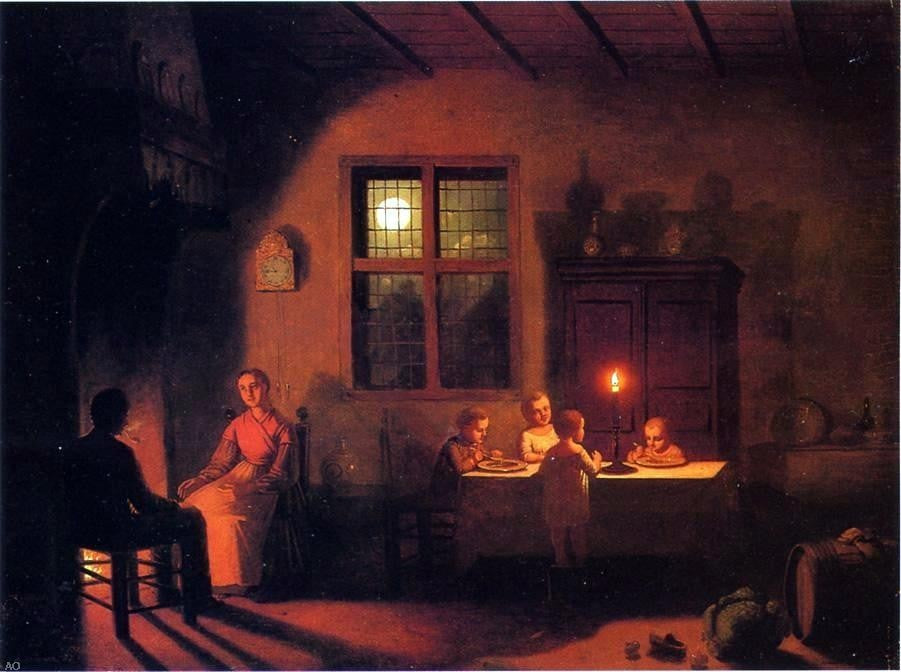 Johann Mongles Culverhouse Warmth of the Hearth Wall Decal