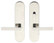 Tokyo Lever, Tubular Passage With Privacy Bolt, LH, Polished Stainless Steel