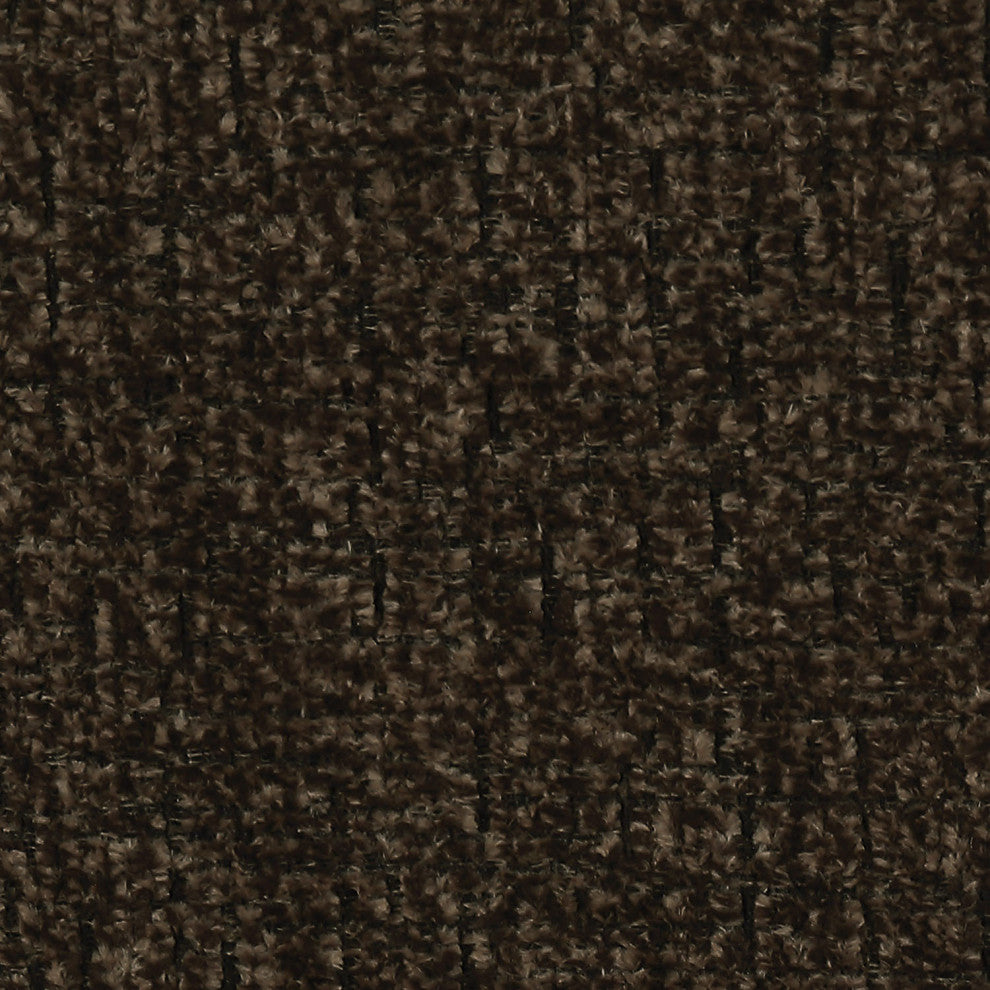 Padded Loveseat with Nail Heads, Brown