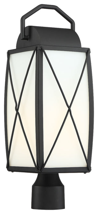 Fairlington 1 Light Outdoor Post Lantern, Black