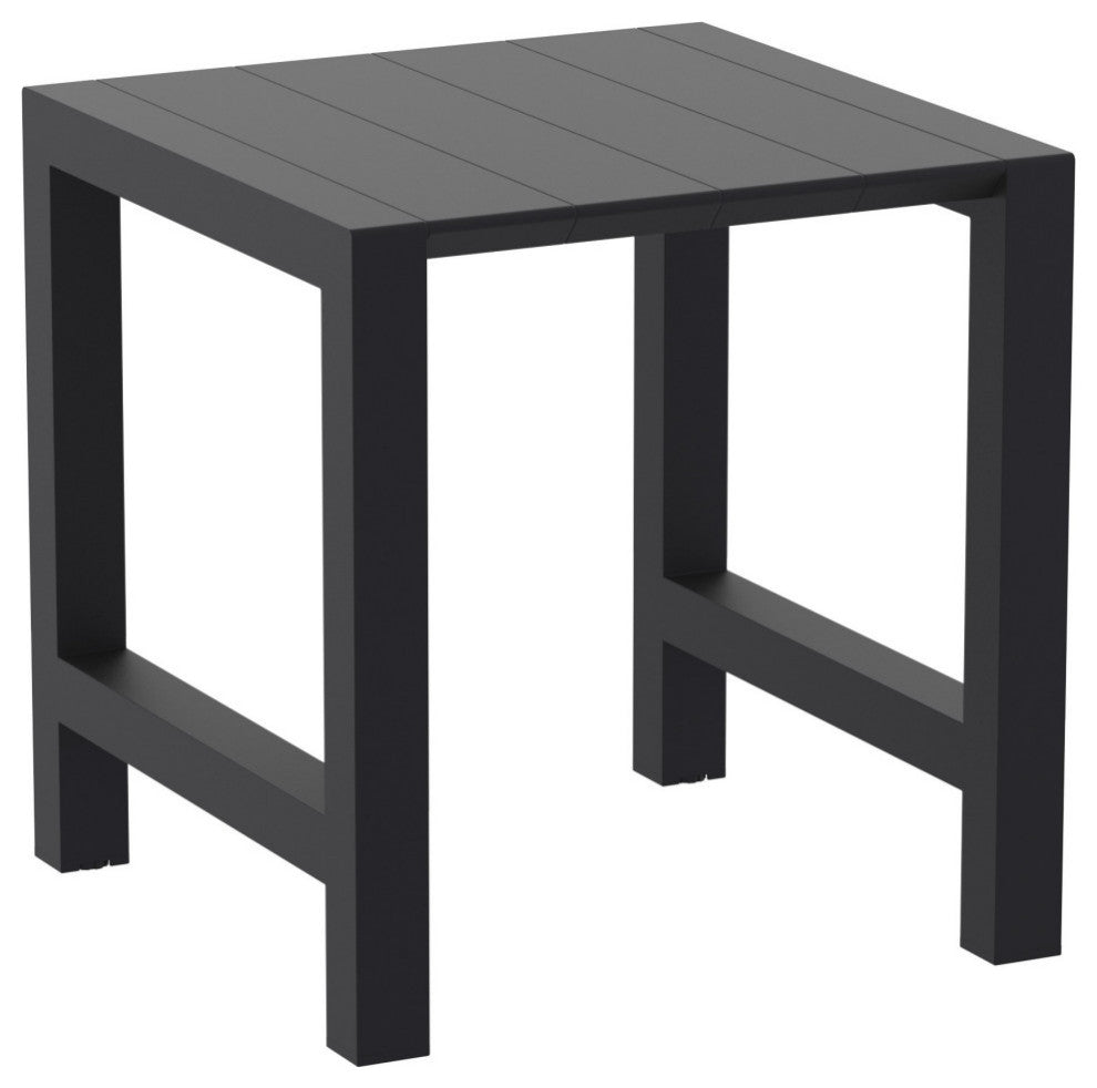 Vegas Marcel 5-Piece Bar Set With 39"-55" Extendable Black