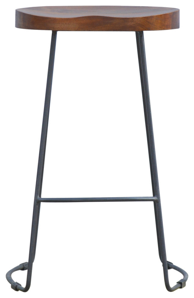 Industrial Chunky Bar Stool