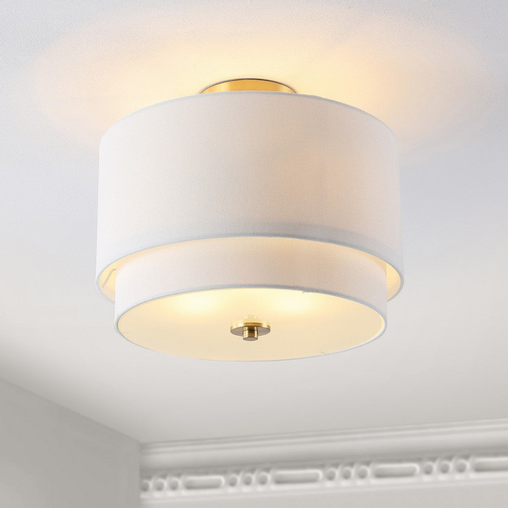 Safavieh Laconia Flush Mount Gold Base