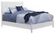 Tranquility California King Panel Bed, White