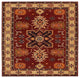 HAND TUFTED WOOL ECO-FRIENDLY AREA RUGS, Red Beige Color, Oriental Design